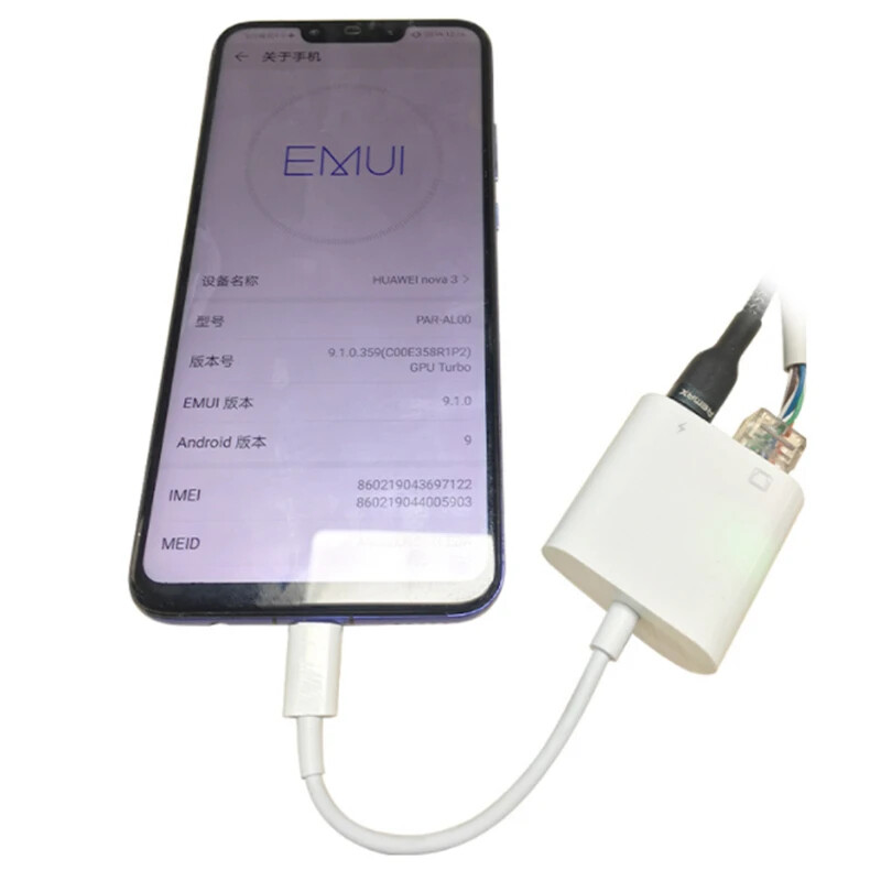 USB C To OTG RJ45 Ethernet LAN Network 100mbs PD Charging HUB Converter Adapter gallery