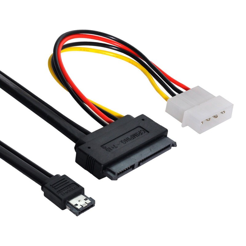 EsataP Power ESATA Combo to SATA 22pin IDE 5V 12V for 3.5" 2.5" Hard Disk Cable gallery