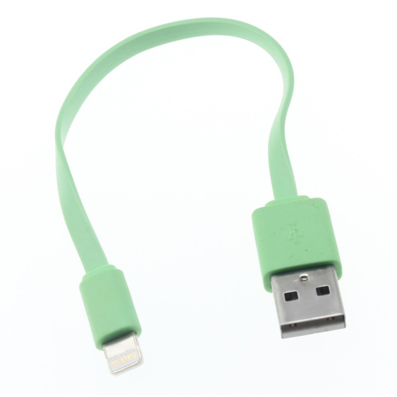 For iPhone 5 6S 7 8 Plus Charger Short USB Cable Cord Power Wire Fast Charge
