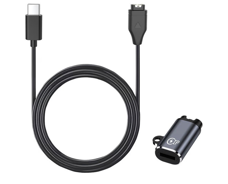 For Garmin Fenix Plus Watch Charger Charging Dock Cable and more usb c male