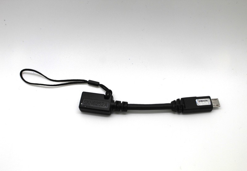 Vtg OEM Motorola SKN6252A Micro USB Female to Mini USB Male Adapter Converter gallery