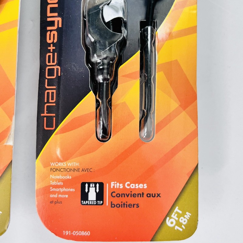Charge and Sync USB Cable Type C 6ft Lot of 2 gallery