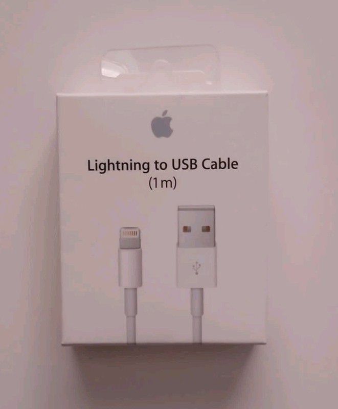 Apple 1M Lightning To USB Cable A1480