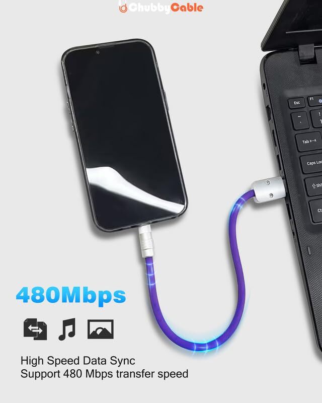Cute Chubby - Power Bank Friendly Cable Durable Fast Charging Cord Short USB ... gallery