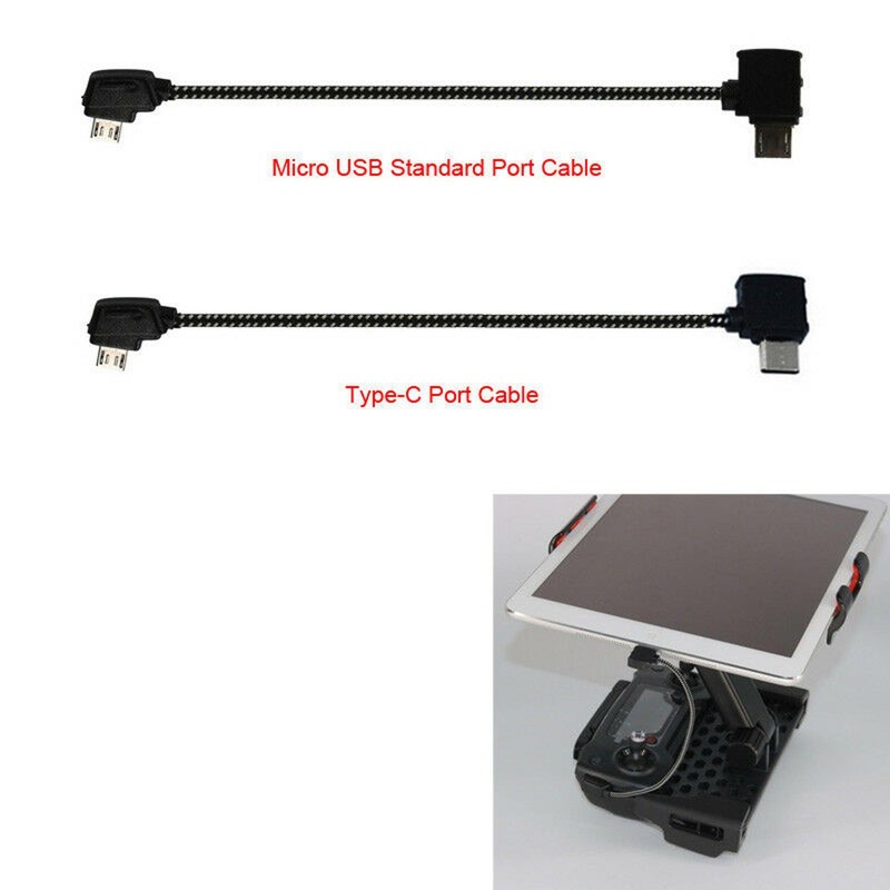 Type-C Micro USB Date Cable Tablet Phone For DJI Mavic Pro/Mini/Pro2/Air Drone B gallery