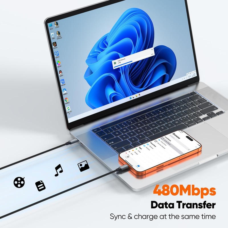 15 ft USB C Cable Fast Charging 100W, Extra Long USBC to TypeC Charger Cord 4... gallery