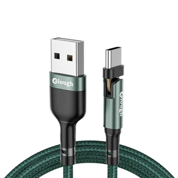 3 in 1 Magnetic 3A Fast Charging Charger Cord Cable For iPhone Type C Micro USB