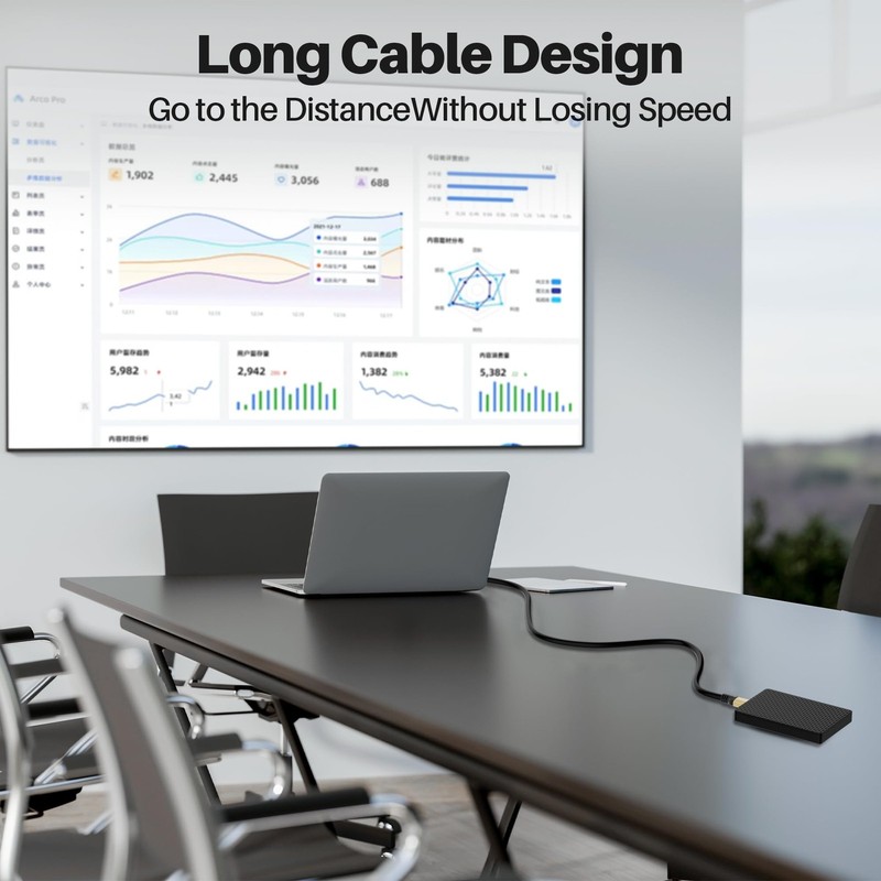 USB 3.0 Micro 10-Pin Cable 15FT, Extra Long 3.1 C to Micro B External Hard Dr... gallery