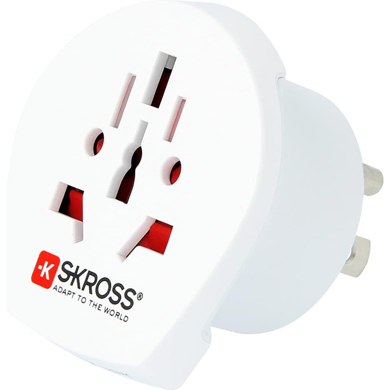 Skross World Travel Adapter Plug Kit Traveller Pack to USA 1.500251 White gallery