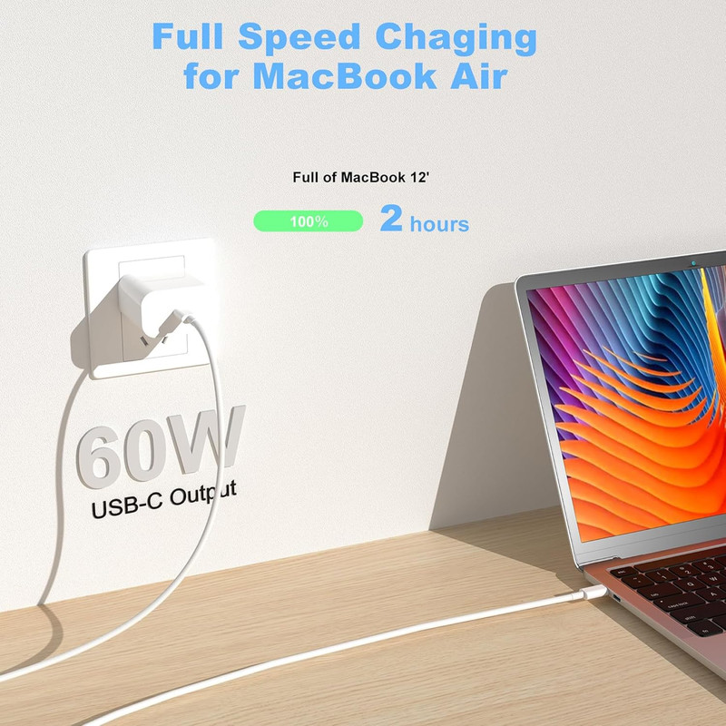 USB C to USB C Charging Cable for Apple 2Pack 10ft, Long Type C to C Fast Charge gallery