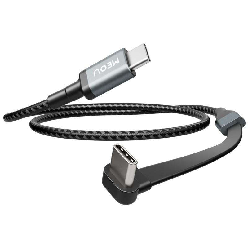 USB C Cable 1ft, 60W Type C Charger Fast Charging, Nylon Braided Right Angle …