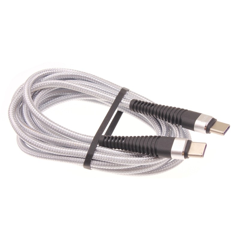Type-C to USB-C 6ft PD Cable Charger Cord Power Wire Sync Braided for Tablets