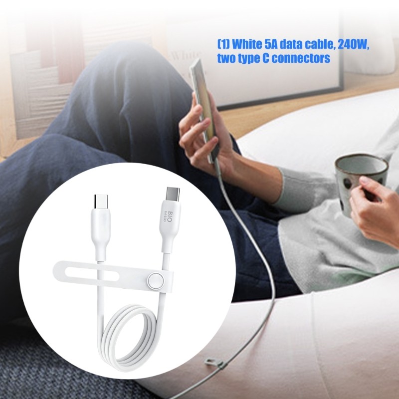 USB C Power Cord for Daily Charging 240W Fast Charge 5A Output 480Mbps File gallery