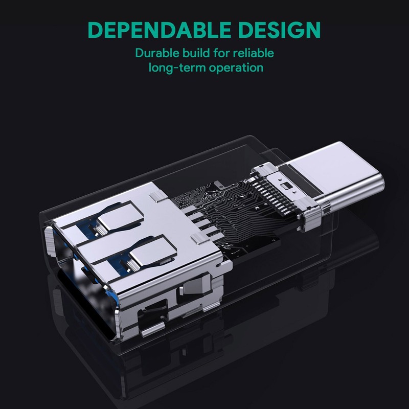 1-10pcs USB C to USB A OTG Adapter [USB 3.0 Superspeed] [Compatible With ALL] gallery