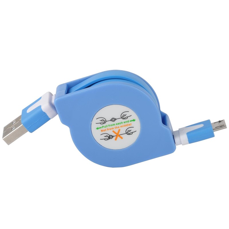 Retractable Micro USB Data Sync Charger Cable Cord Lead For Android Samsung HTC gallery
