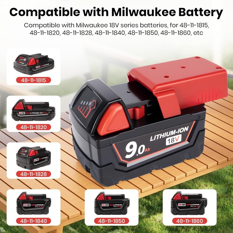 3.28FT Charging Cable Adapter for Milwaukee Batteries and Starlink Devices gallery