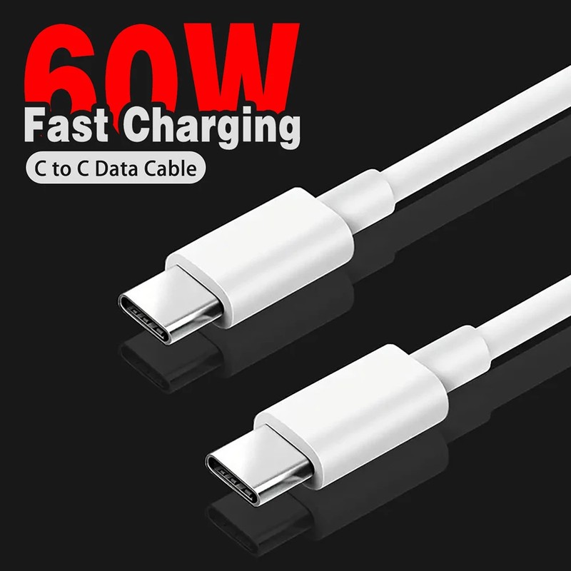 PD 60W USB C to USB C Fast Charging Cable for iPhone 15 Samsung Xiaomi gallery