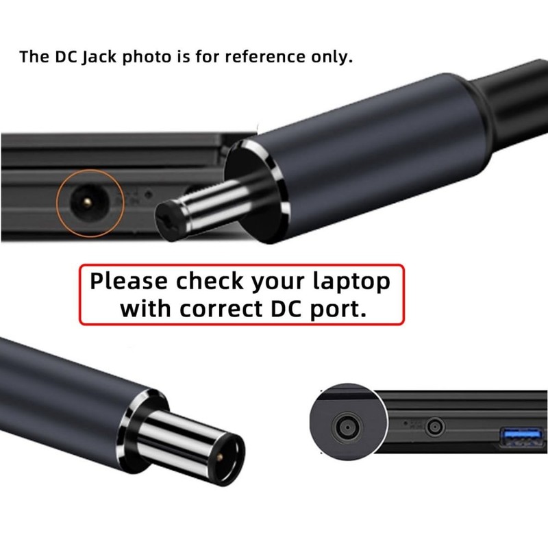 ChenYang USB C to DC Adapter,USB C Female to DC 7.4x5.0mm Barrel Jack Plug PD... gallery