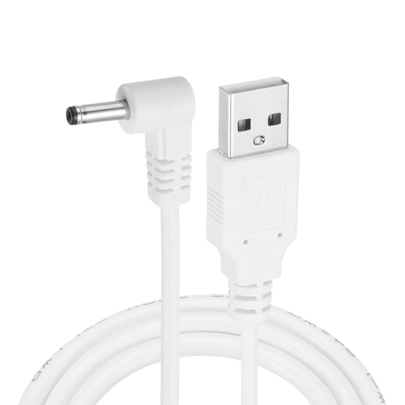 3.3ft USB A to DC, L-Shaped Head Power Connector Cable USB to DC 5V Power Cab...