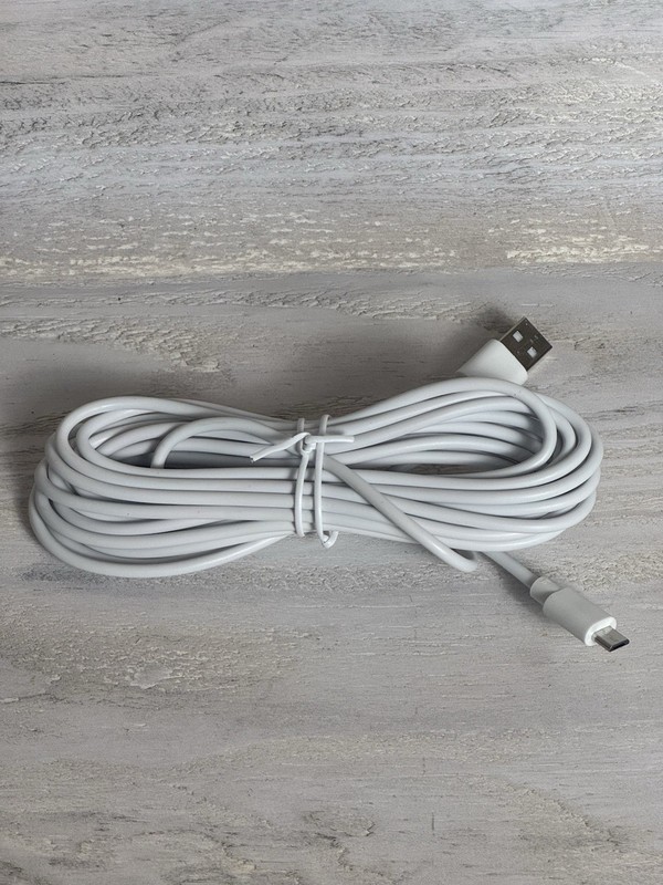 Lot of 6 Extra Long 16ft (5m) Micro USB Charging Cables White gallery