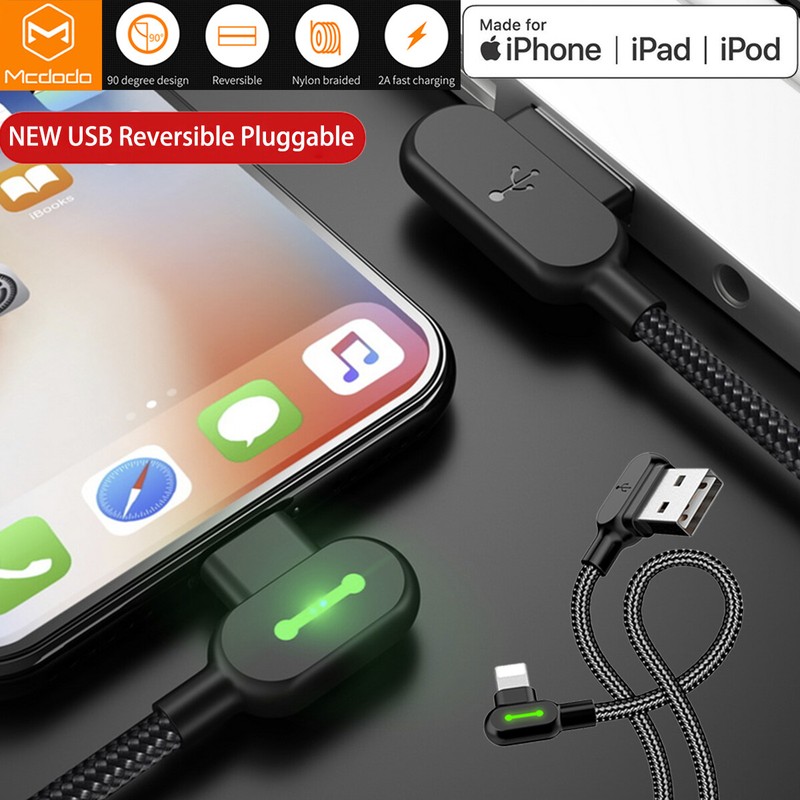 Mcdodo For iPhone 14 13 11 12 Pro Max 8 7 6s XR iPad USB Charger Data Cable Cord