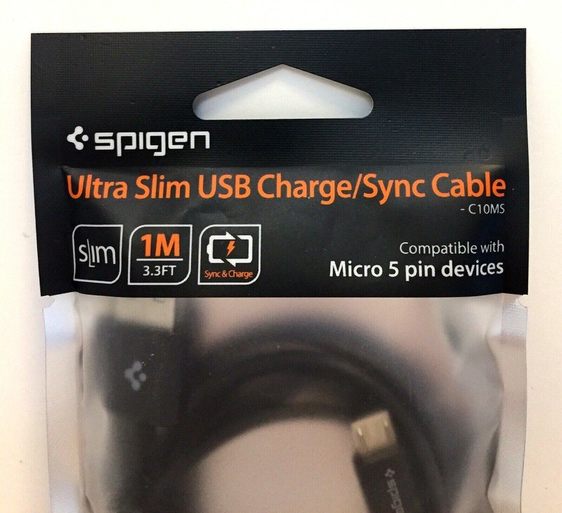 SPIGEN Ultra Slim USB Charge/Sync Cable gallery