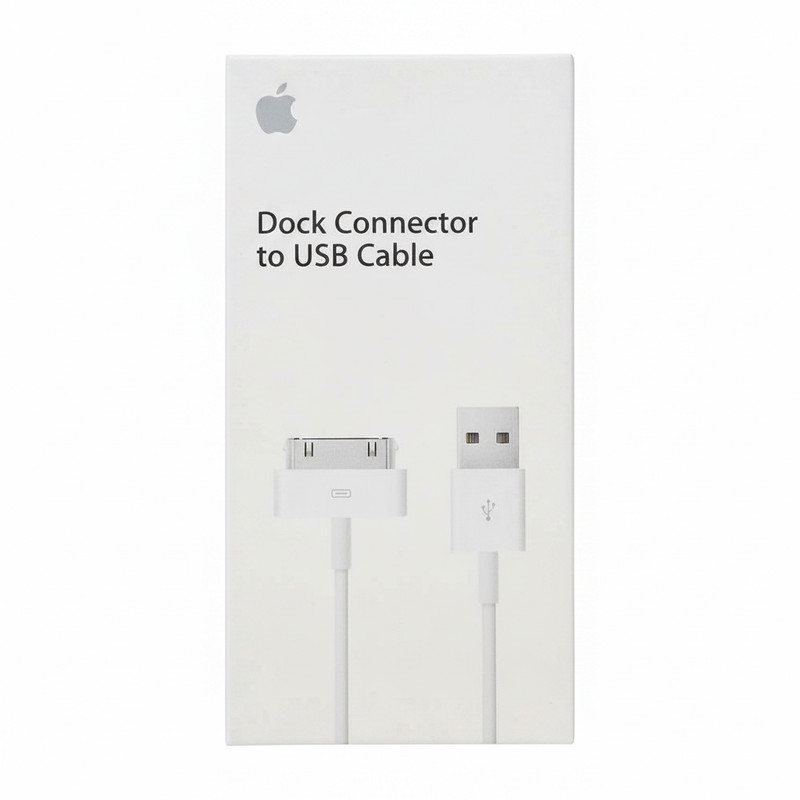 Apple Dock Connector to USB Cable MA591G/B for iPhone iPod iPad – New Sealed