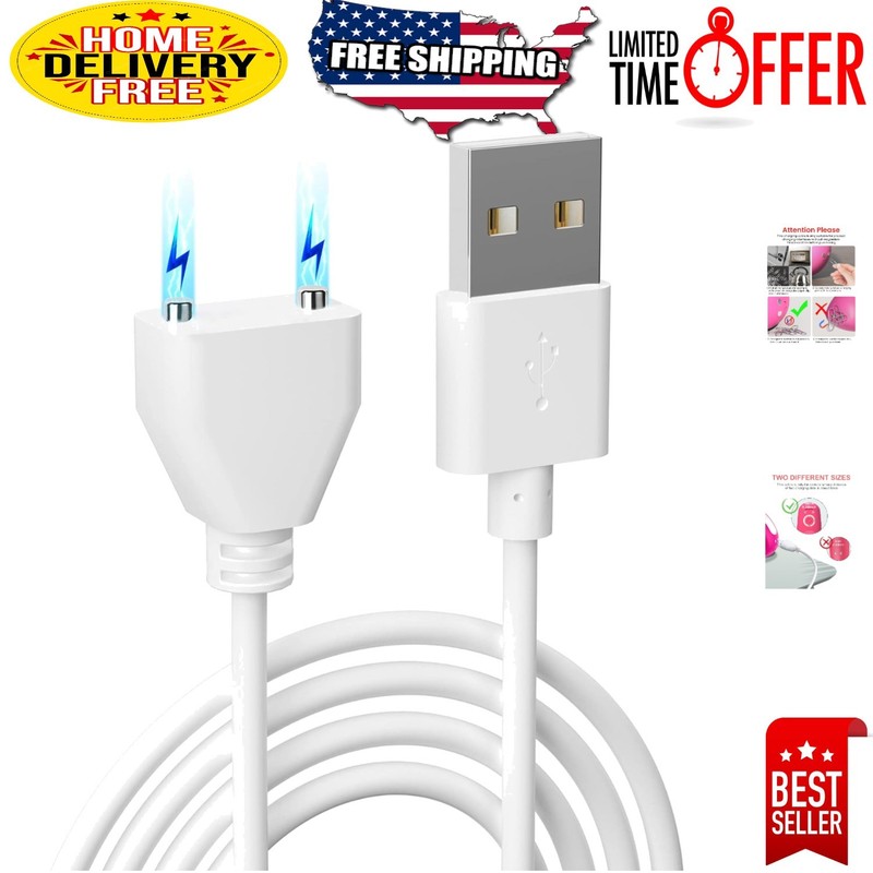 Magnetic USB Charger Cable Replacement – Fast Charging, 10mm – Durable Design