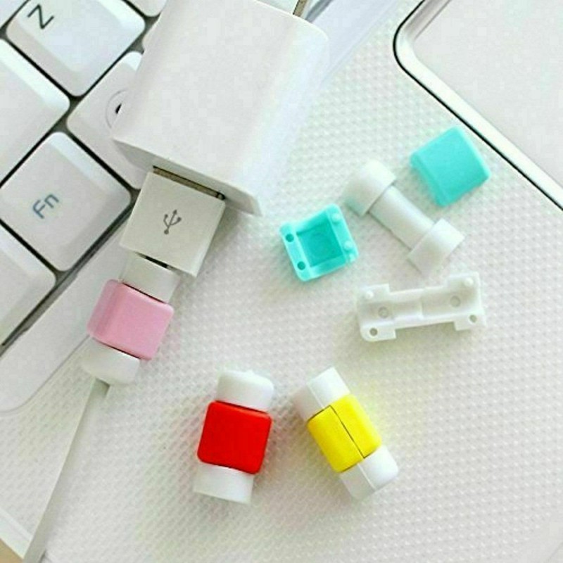 10 Pcs Protective Charging Charger Cable Protector Cord Saver for Universal
