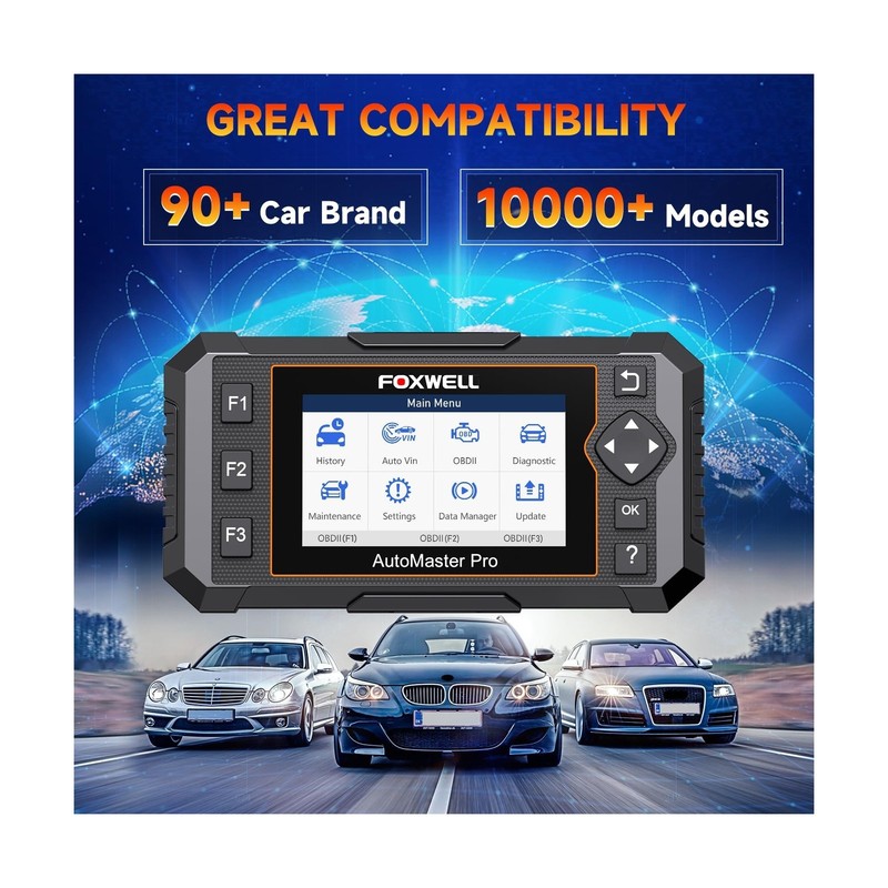 2026 FOXWELL NT614 Elite OBD2 Scanner with 5 Resets ABS Bleedin... Fast USA SHIP gallery