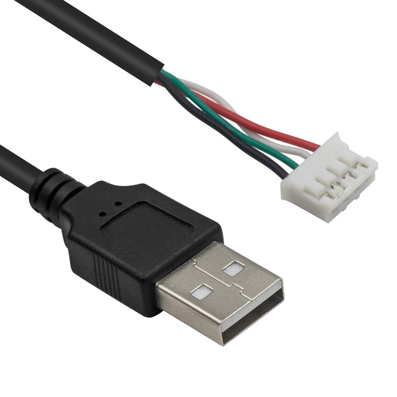 USB to PH2.0 Cable, PH2.0 Female to USB 2.0 Male to 4 Pin Data Cable 30Cm/12 Inc gallery
