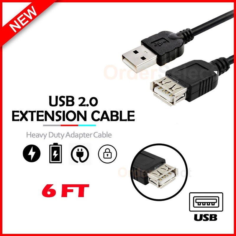 USB 6FT FAST Extension Cable Cord for Phone Motorola Moto G/ G Power / Stylus 5G