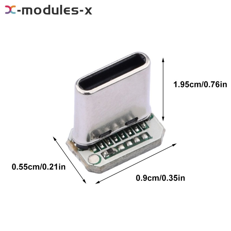 5PCS USB-C Male Head 5V 16 pin USB Type-C Connector Port Vertical Jack Board gallery