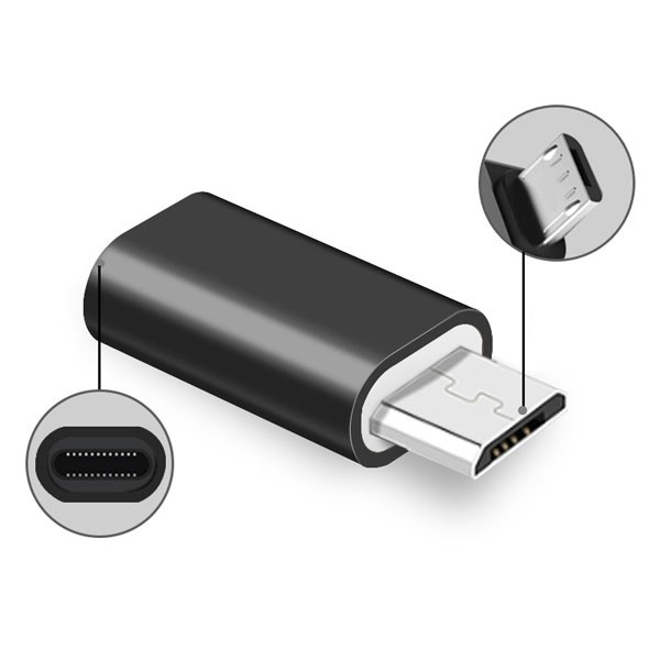 Type C Female to Micro USB Male Port Converter Charge Data Sync Adapter Lot