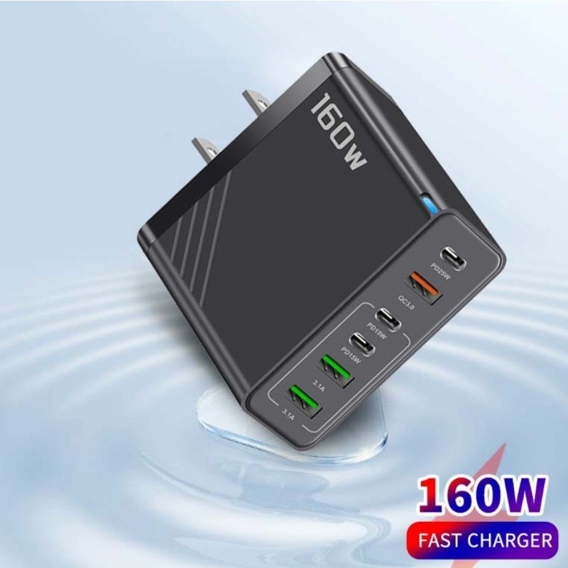 160W Supe Fast Charging USB Type C Wall Charger For Samsung iPhone Android Phone gallery