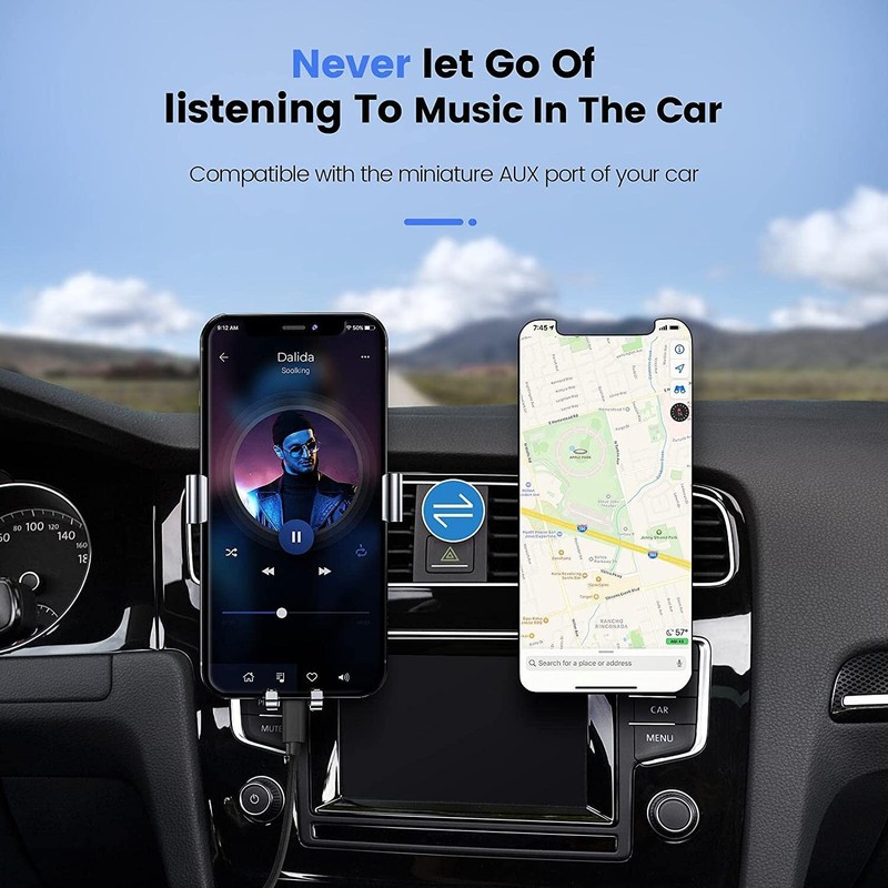 8 Pin to 3.5mm AUX Audio Car Adapter Cord For iPhone 14 13 12 11 8 X XR Pro Lot gallery