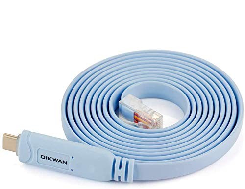 OIKWAN USB Console Cable,USB to RJ45 Cable for Cisco 6 ft, Blue gallery