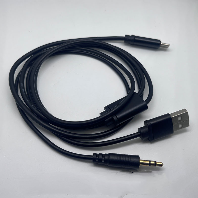 For BMW iPhone 15 Android Charging Audio Music Cable Adapter USB AUX Interface gallery