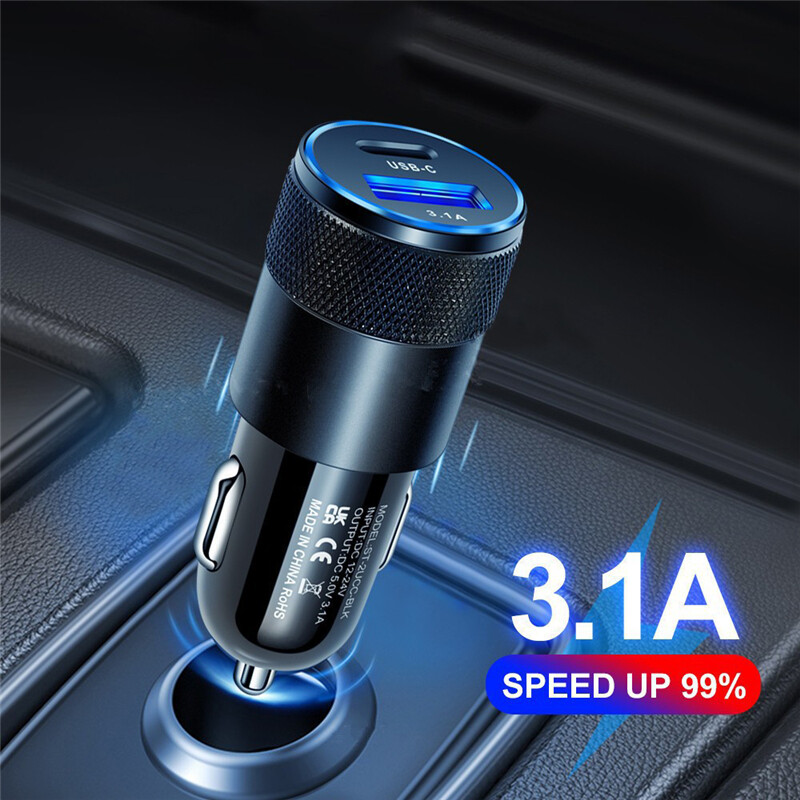 For Samsung Galaxy A14 A55 A54 A24 A15 A32 PD 40W Fast Car Charger Power Adapter gallery