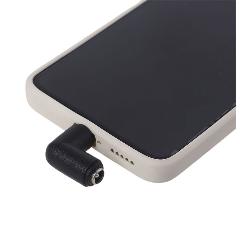 5.5x2.1mm Elbow Female to USB C Type C Male Adapter Black 90 Degree Adapter gallery