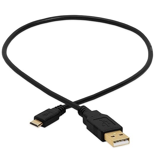 Lot Of 5 Dell USB 2.0 A to Micro USB Cable 1M Black for Phones Tablets Cameras gallery