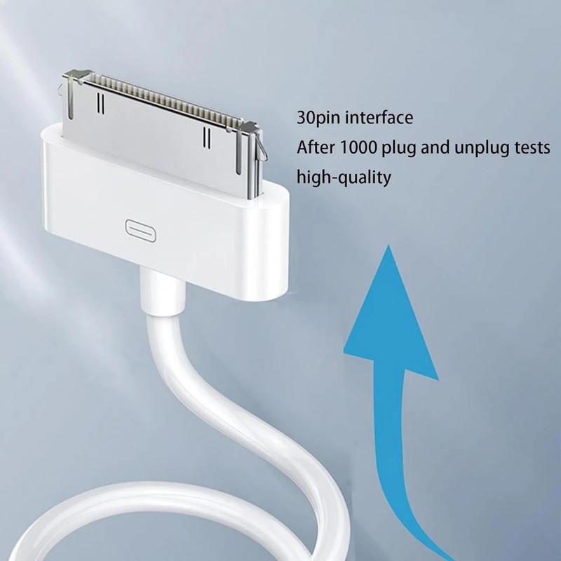 30 Pin USB Data Sync Cable Charger for Lot iPhone 4 4G 4S iPod Nano iPad 1/2/3 gallery