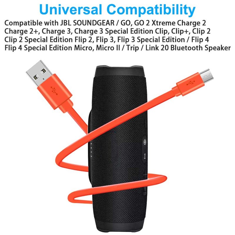 USB Charger Cord for JBL Charge 3,Charge 2 Wireless Bluetooth Speaker,Micro U... gallery