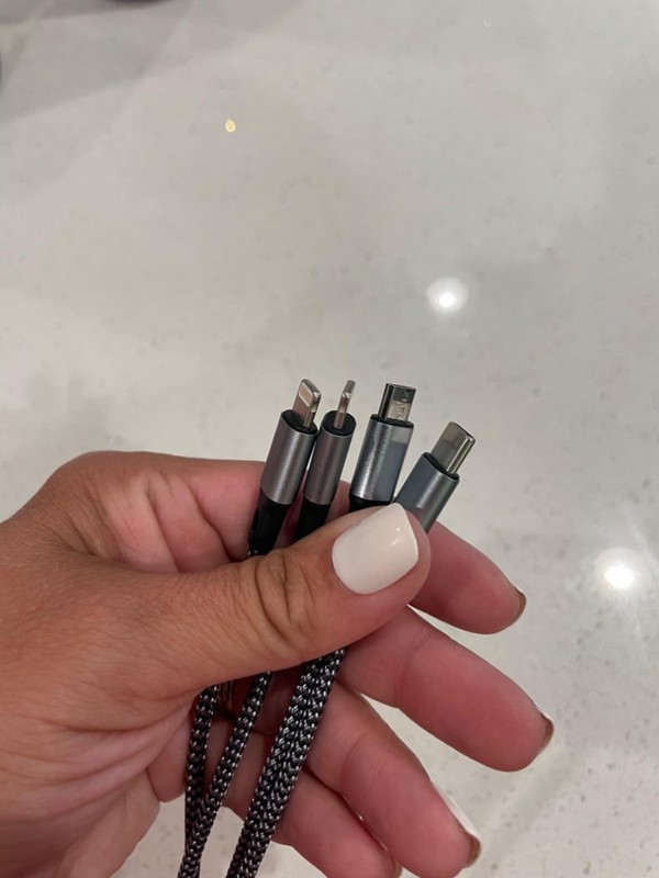 Multi Charging Cable 6FT 2Pack Multi Charger Cable 4 in 1 Universal Multiple USB gallery