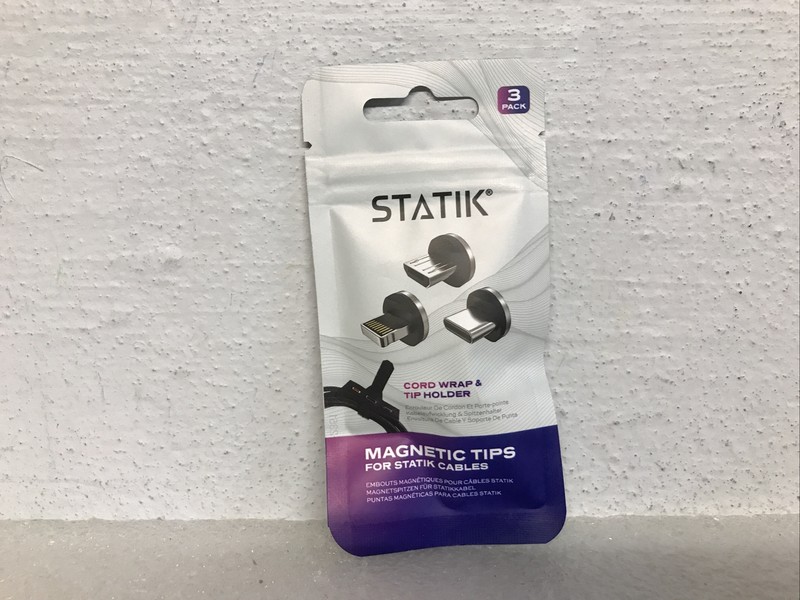 Statik Magnetic Charging Tips Set With Cord Wrap And Tip Holder New Sealed