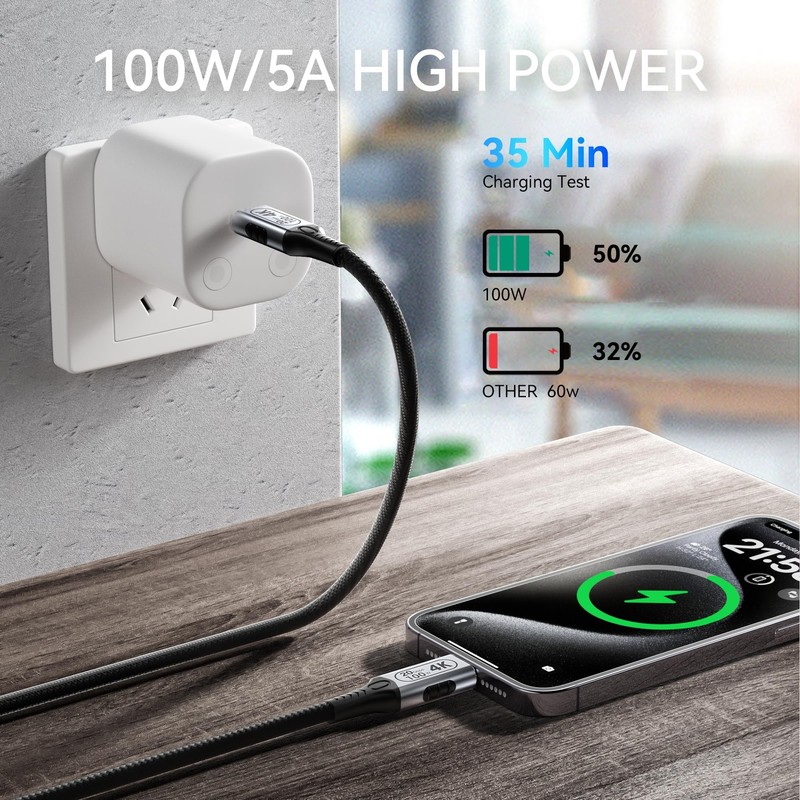 USB c Long Charging Cableusbc to usbc 16.5ft/5M20gbps USB c Cable USB c 3.2 g... gallery