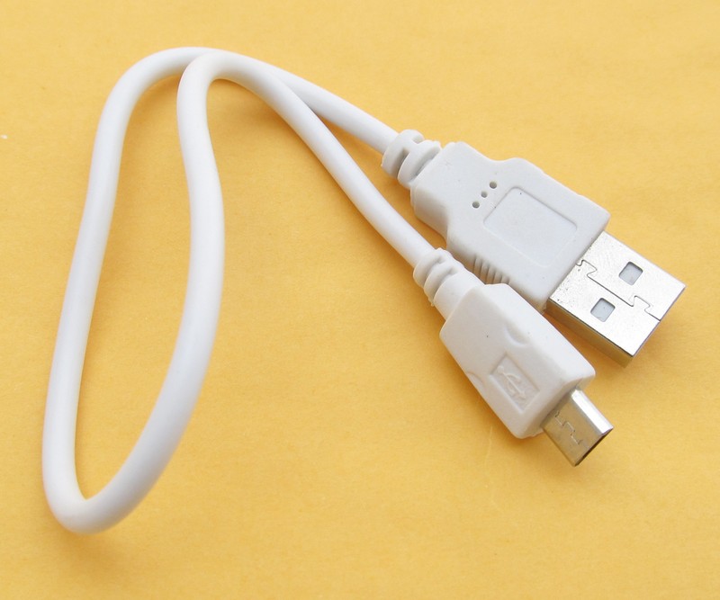 100x White 30cm Micro USB PC Power Charge Cable for Mobile Cell Phone Universal