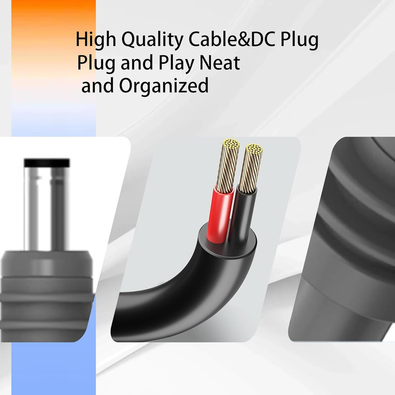 3 in 1 Starlink Mini Cable 10FT/ 3M, High-Speed USB C/Car Charger/Dc to DC,3 Cha gallery