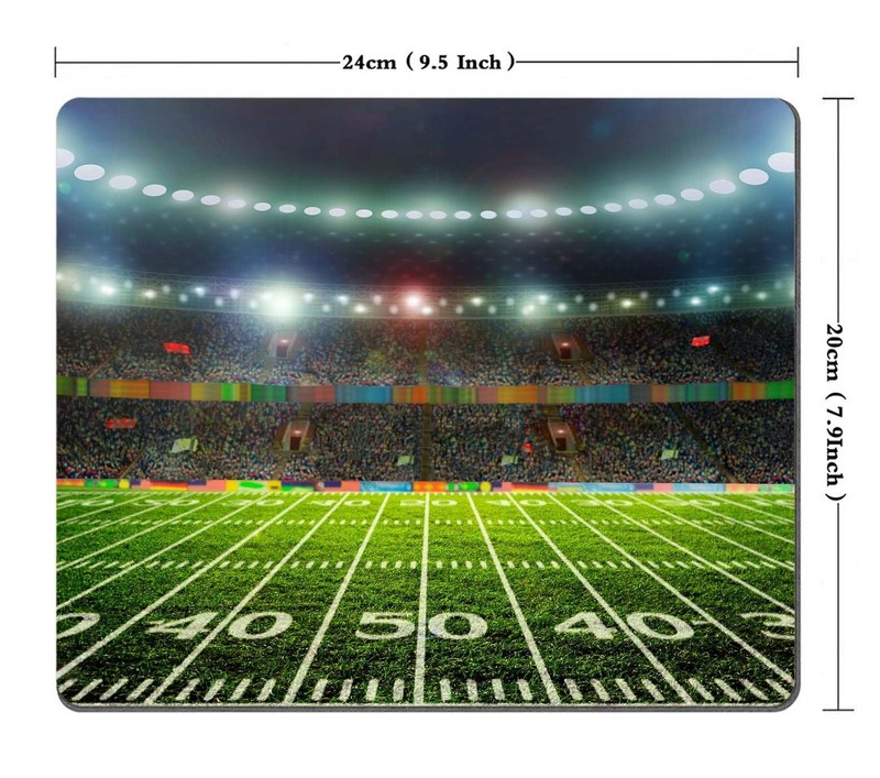 TSSOHU Football Field Mouse Pad Non-Slip Rubber Base Gaming MousePads for Com... gallery