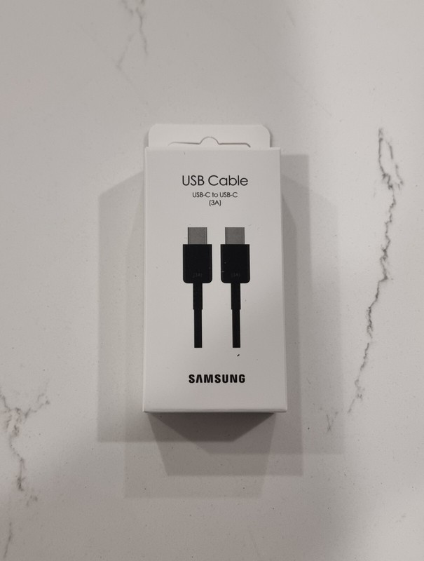 Official Samsung USB-C to USB-C Fast Charging Cable 3A 1.8m EP-DW767JWE White